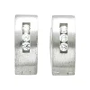 Creolen Silber mit Zirkonia