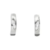 Creolen Silber mit Zirkonia