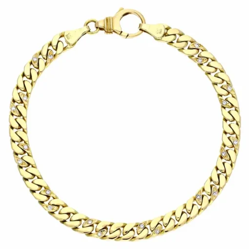 Diamant-Armband Gelbgold