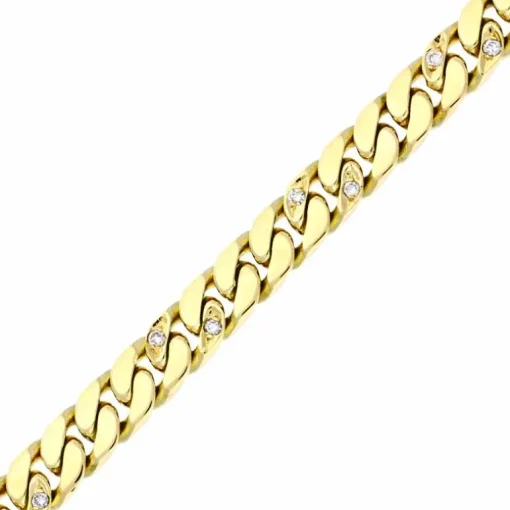 Diamant-Armband Gelbgold