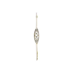 Diamant-Brosche Bicolor