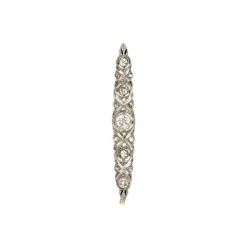 Diamant-Brosche Bicolor