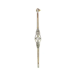 Diamant-Brosche Bicolor