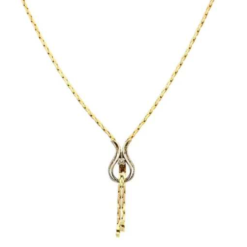 Diamant-Collier Bicolor