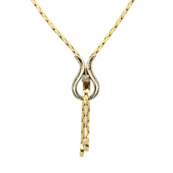 Diamant-Collier Bicolor