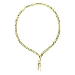 Diamant-Collier Gelbgold