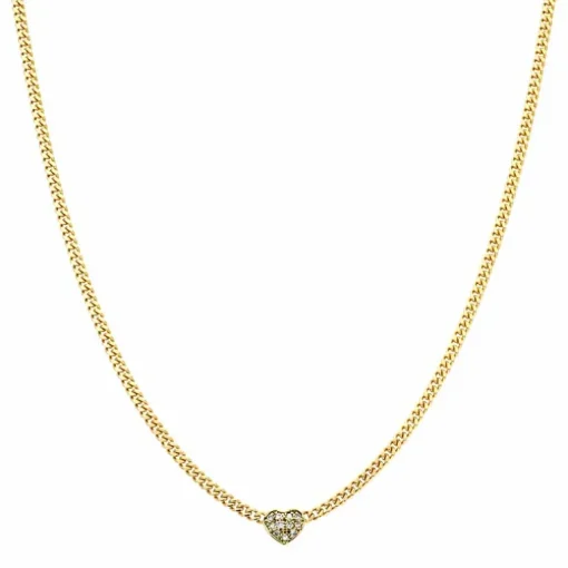 Diamant-Collier Gelbgold