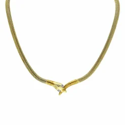 Diamant-Collier Gelbgold