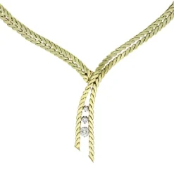Diamant-Collier Gelbgold