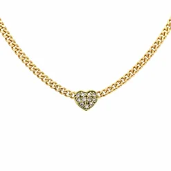 Diamant-Collier Gelbgold