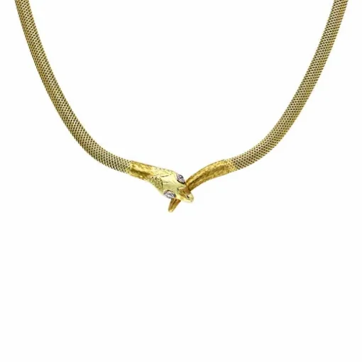 Diamant-Collier Gelbgold
