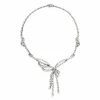Diamant-Collier Platin ca. 25 ct