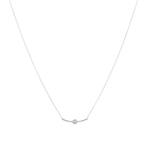 Diamant-Collier Weißgold