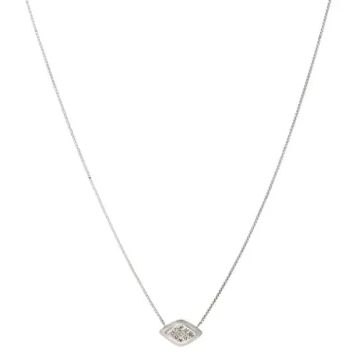 Diamant-Collier Weißgold
