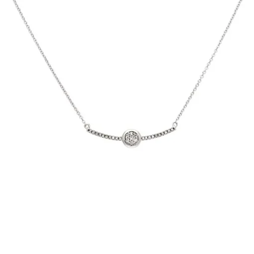 Diamant-Collier Weißgold