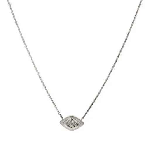 Diamant-Collier Weißgold