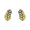 Diamant-Ohrclips Bicolor