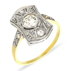 Diamant-Ring Bicolor
