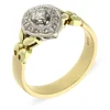 Diamant-Ring Bicolor