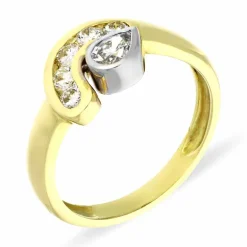 Diamant-Ring Bicolor