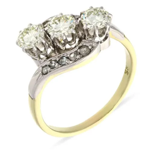 Diamant-Ring Bicolor