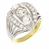 Diamant-Ring Bicolor
