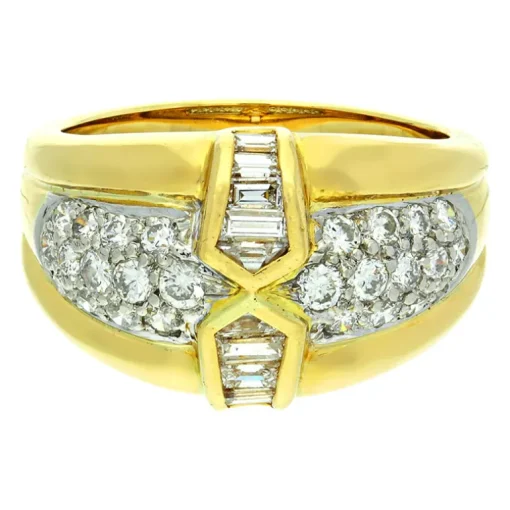 Diamant-Ring Bicolor