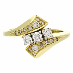 Diamant-Ring Bicolor