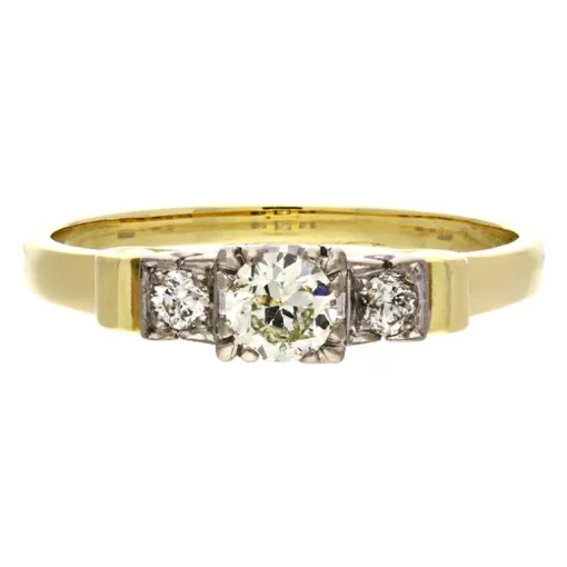 Diamant-Ring Bicolor