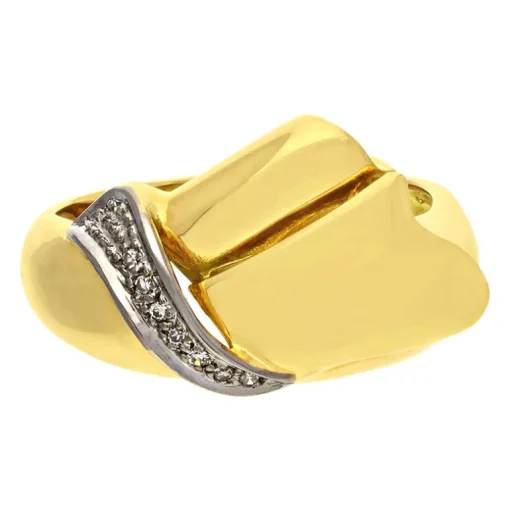 Diamant-Ring Bicolor