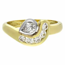 Diamant-Ring Bicolor