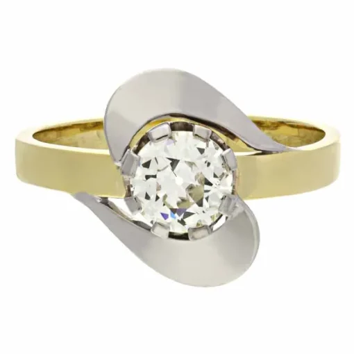 Diamant-Ring Bicolor