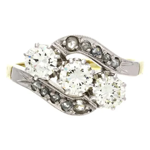 Diamant-Ring Bicolor