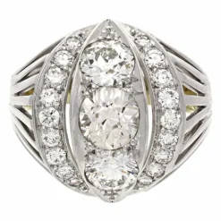 Diamant-Ring Bicolor