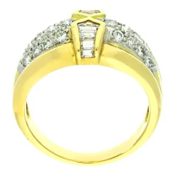 Diamant-Ring Bicolor