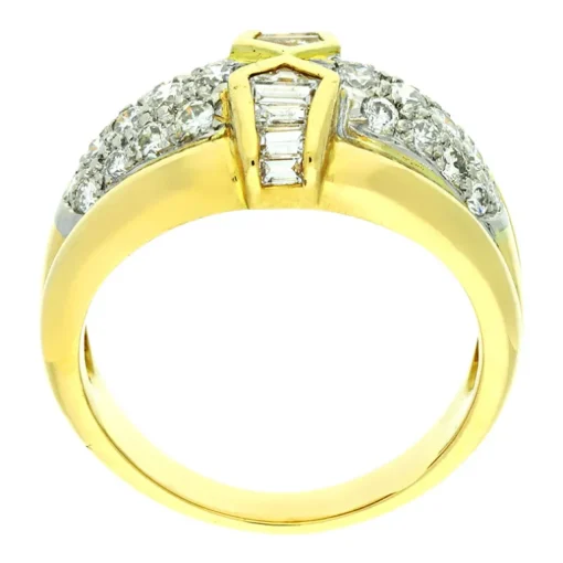 Diamant-Ring Bicolor