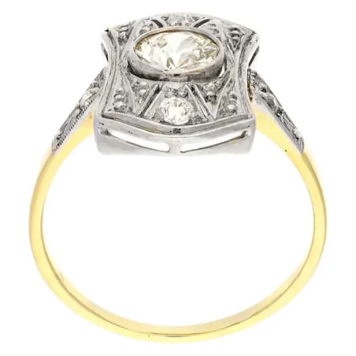 Diamant-Ring Bicolor