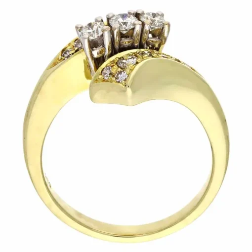 Diamant-Ring Bicolor