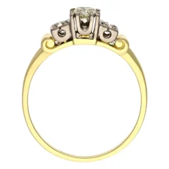 Diamant-Ring Bicolor