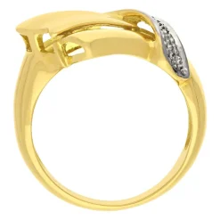 Diamant-Ring Bicolor