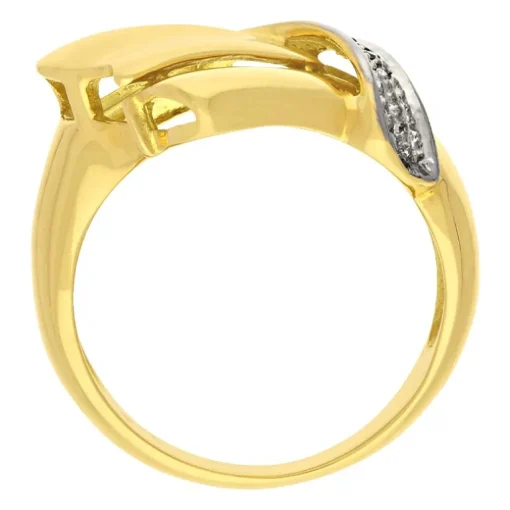 Diamant-Ring Bicolor