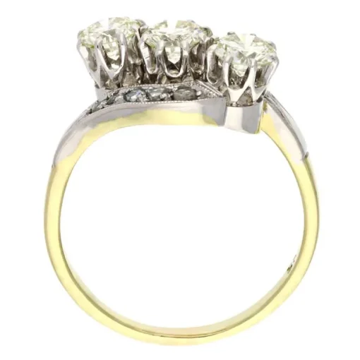 Diamant-Ring Bicolor
