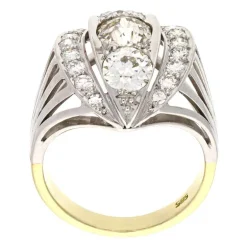 Diamant-Ring Bicolor