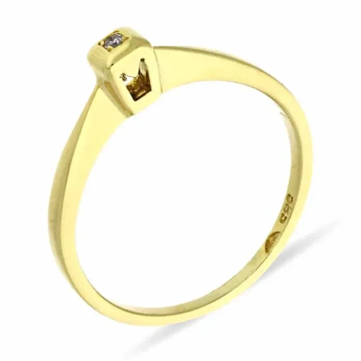 Diamant-Ring Gelbgold