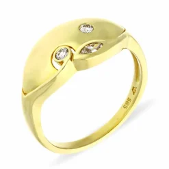 Diamant-Ring Gelbgold