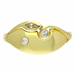 Diamant-Ring Gelbgold