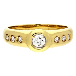 Diamant-Ring Gelbgold