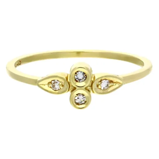 Diamant-Ring Gelbgold