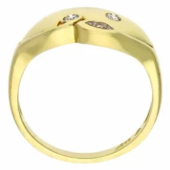 Diamant-Ring Gelbgold