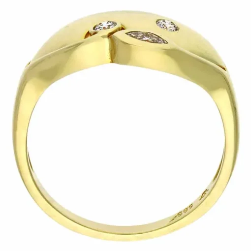 Diamant-Ring Gelbgold